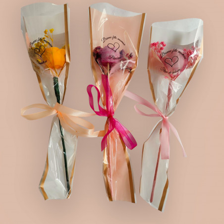 Bouquet en cire de colza