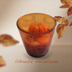 Bougies parfum citrouille merveilleuse