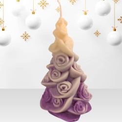 Sapin de Noël " Fleur de coton"