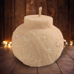 Boule de Noël "Etoile des neiges"
