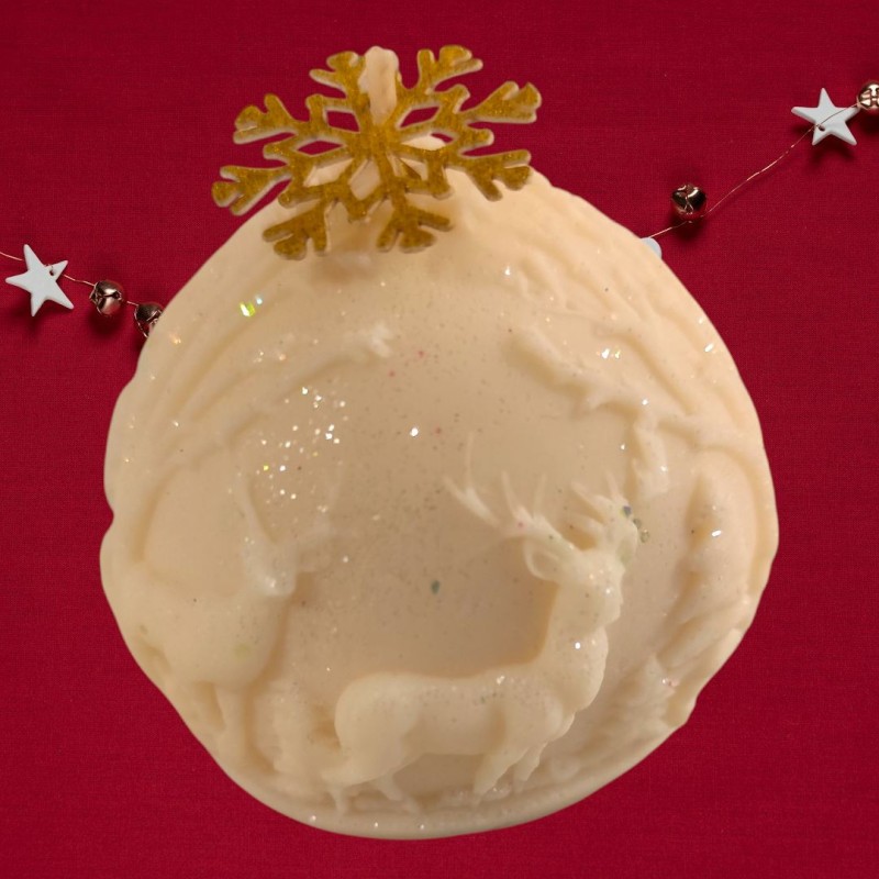 Boule de Noël " Cerfs"